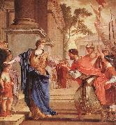 LA HIRE, Laurent de Cornelia Refusses the Crown of the Ptolomai sg oil on canvas